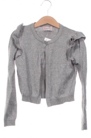 Kinder Strickjacke Unbranded, Größe 6-7y/ 122-128 cm, Farbe Silber, Preis € 5,99