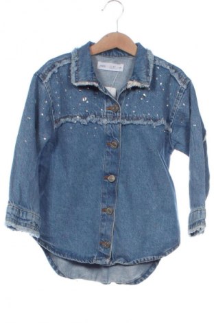 Kinderhemd Zara, Größe 5-6y/ 116-122 cm, Farbe Blau, Preis 7,09 €