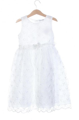 Kinderkleid Happy Girls By Eisend, Größe 3-4y/ 104-110 cm, Farbe Weiß, Preis € 21,36