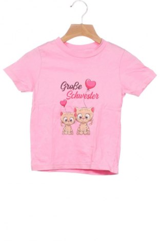 Kinder T-Shirt Port & Company, Größe 3-4y/ 104-110 cm, Farbe Rosa, Preis 5,95 €