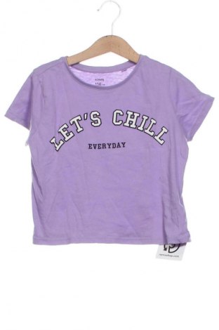 Kinder T-Shirt Sinsay, Größe 7-8y/ 128-134 cm, Farbe Lila, Preis 6,09 €