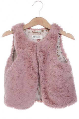 Detská vesta  H&M, Veľkosť 18-24m/ 86-98 cm, Farba Popolavo ružová, Cena  11,01 €