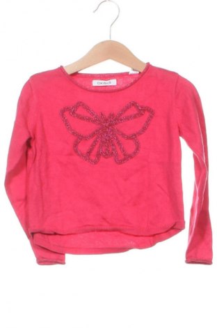 Dziecięcy sweter Okaidi, Rozmiar 18-24m/ 86-98 cm, Kolor Różowy, Cena 55,99 zł