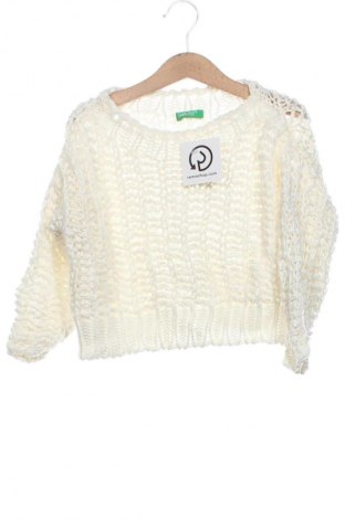 Kinderpullover United Colors Of Benetton, Größe 3-4y/ 104-110 cm, Farbe Weiß, Preis € 11,67