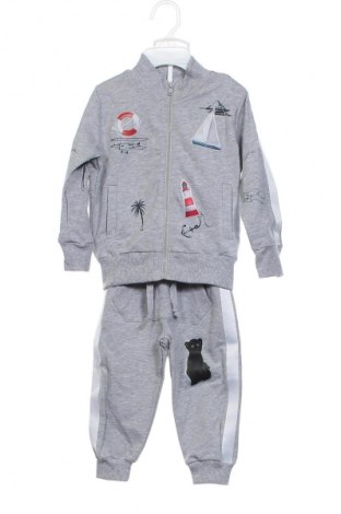 Kinder Sportanzug Monnalisa, Größe 1-2m/ 50-56 cm, Farbe Grau, Preis 74,06 €