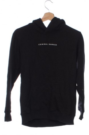 Gyerek sweatshirt Criminal Damage, Méret 13-14y / 164-168 cm, Szín Fekete, Ár 2 919 Ft