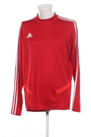 Мъжка блуза Adidas, Размер XL, Цвят Червен, Цена 41,99 лв.