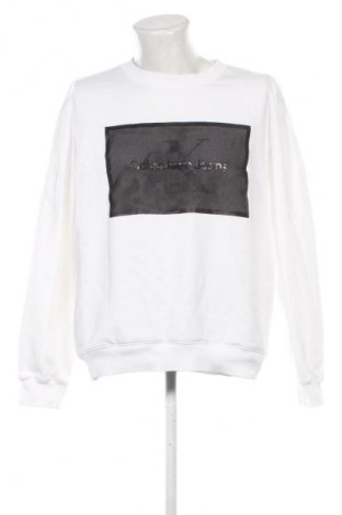 Herren Shirt Calvin Klein Jeans, Größe XL, Farbe Weiß, Preis 42,99 €