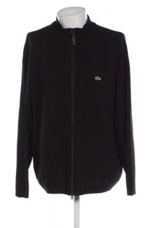Herren Strickjacke Lacoste, Größe XXL, Farbe Schwarz, Preis € 52,69