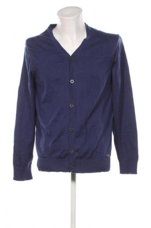 Jachetă tricotată de bărbați S.Oliver, Mărime XL, Culoare Albastru, Preț 163,99 Lei