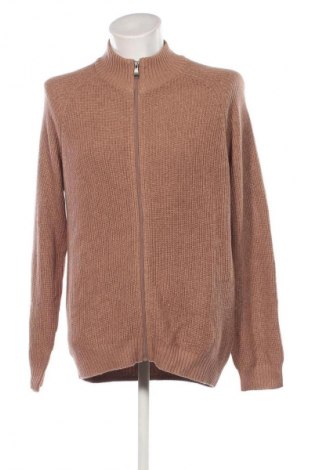 Herren Strickjacke Straight Up, Größe XXL, Farbe Braun, Preis 26,99 €