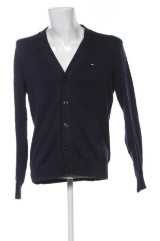 Jachetă tricotată de bărbați Tommy Hilfiger, Mărime L, Culoare Albastru, Preț 744,99 Lei