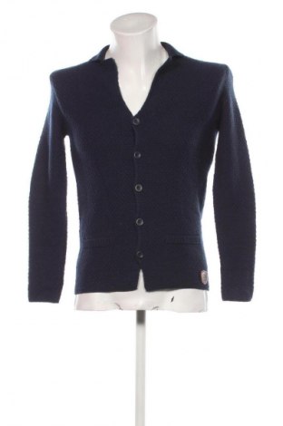 Herren Strickjacke United Colors Of Benetton, Größe S, Farbe Blau, Preis € 22,99