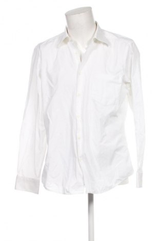 Herrenhemd BOSS, Größe L, Farbe Weiß, Preis 52,26 €