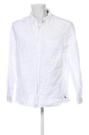 Ανδρικό πουκάμισο H&M L.O.G.G., Μέγεθος L, Χρώμα Λευκό, Τιμή 7,99 €