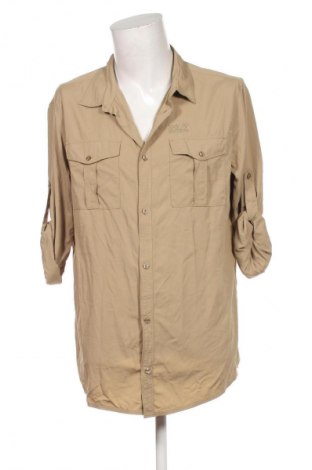 Cămașă de bărbați Jack Wolfskin, Mărime XL, Culoare Maro, Preț 130,00 Lei