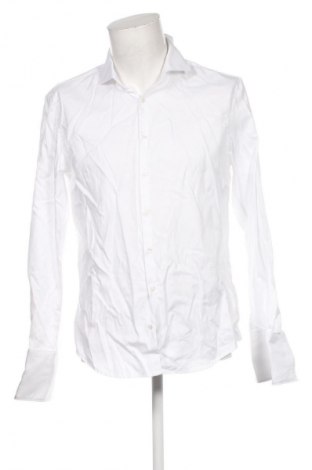 Herrenhemd Jake*s, Größe M, Farbe Weiß, Preis 23,99 €