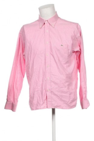 Herrenhemd Lacoste, Größe XL, Farbe Rosa, Preis 20,99 €