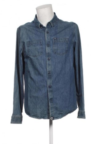 Męska koszula Superdry, Rozmiar XL, Kolor Niebieski, Cena 69,99 zł