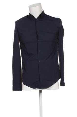 Мъжка риза Zara, Размер S, Цвят Син, Цена 34,99 лв.