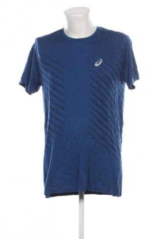Ανδρικό t-shirt ASICS, Μέγεθος XL, Χρώμα Μπλέ, Τιμή 17,99 €
