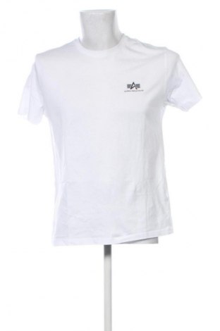 Herren T-Shirt Alpha Industries, Größe M, Farbe Weiß, Preis € 13,99