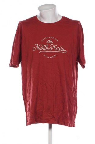 Ανδρικό t-shirt Anko, Μέγεθος 4XL, Χρώμα Κόκκινο, Τιμή 12,99 €