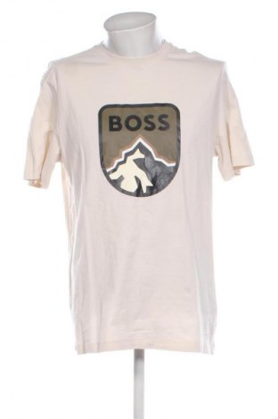 Tricou de bărbați BOSS, Mărime XL, Culoare Bej, Preț 166,04 Lei