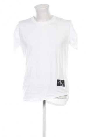 Мъжка тениска Calvin Klein Jeans, Размер L, Цвят Бял, Цена 77,99 лв.