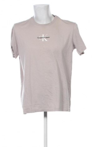 Мъжка тениска Calvin Klein Jeans, Размер XL, Цвят Сив, Цена 77,99 лв.