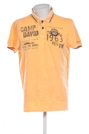 Мъжка тениска Camp David, Размер XL, Цвят Оранжев, Цена 109,99 лв.