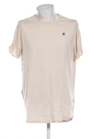 Męski T-shirt G-Star Raw, Rozmiar XL, Kolor Beżowy, Cena 88,99 zł