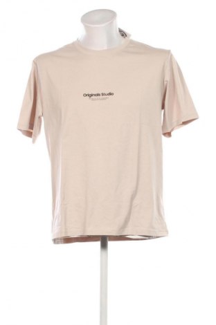 Herren T-Shirt Jack & Jones, Größe L, Farbe Beige, Preis € 25,99