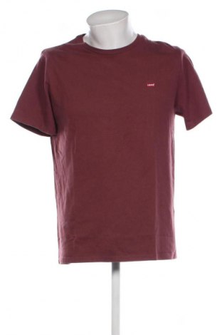 Męski T-shirt Levi's, Rozmiar L, Kolor Brązowy, Cena 203,99 zł