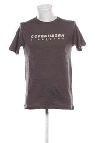 Męski T-shirt Lindbergh, Rozmiar M, Kolor Szary, Cena 80,99 zł