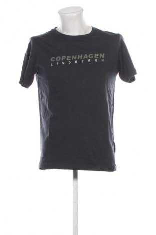 Męski T-shirt Lindbergh, Rozmiar M, Kolor Niebieski, Cena 88,99 zł