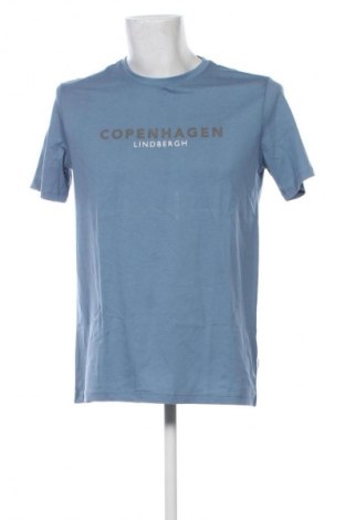 Herren T-Shirt Lindbergh, Größe L, Farbe Blau, Preis 42,99 €