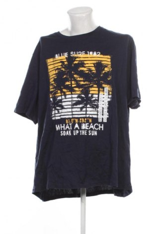 Ανδρικό t-shirt Livergy, Μέγεθος 4XL, Χρώμα Μπλέ, Τιμή 12,99 €