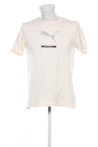 Herren T-Shirt PUMA, Größe M, Farbe Ecru, Preis 18,99 €