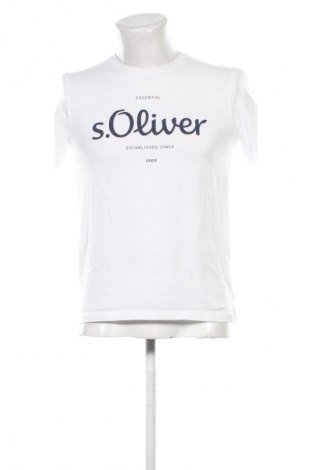 Pánske tričko  S.Oliver, Veľkosť M, Farba Biela, Cena  8,95 €