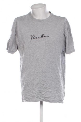 Herren T-Shirt Threadbare, Größe L, Farbe Grau, Preis 13,99 €