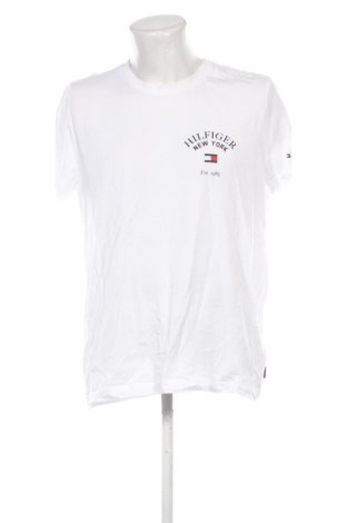 Męski T-shirt Tommy Hilfiger, Rozmiar XXL, Kolor Biały, Cena 252,99 zł