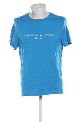 Męski T-shirt Tommy Hilfiger, Rozmiar XL, Kolor Niebieski, Cena 111,99 zł