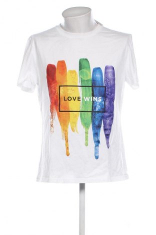 Herren T-Shirt Unbranded, Größe L, Farbe Weiß, Preis € 10,08