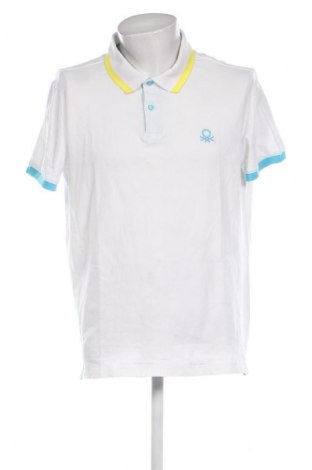Pánske tričko  United Colors Of Benetton, Veľkosť XL, Farba Biela, Cena  18,75 €