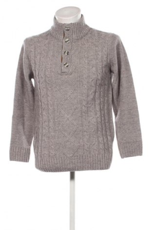 Męski sweter Atlas For Men, Rozmiar M, Kolor Szary, Cena 114,99 zł