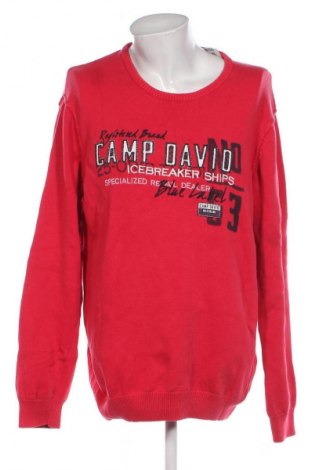 Pánsky sveter  Camp David, Veľkosť 3XL, Farba Červená, Cena  36,95 €