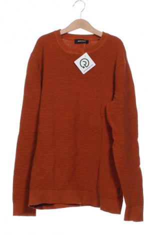 Herrenpullover Jack & Jones, Größe XS, Farbe Orange, Preis 21,00 €