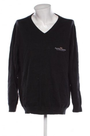 Męski sweter James & Nicholson, Rozmiar 3XL, Kolor Czarny, Cena 114,99 zł