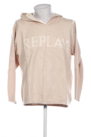 Herrenpullover Replay, Größe XXL, Farbe Beige, Preis 52,00 €